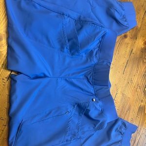 CliamteRight scrub pant. Royal blue.